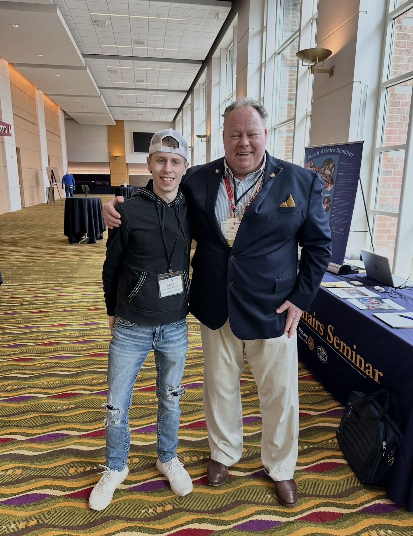 Logen at a Rotary World Affairs Seminar